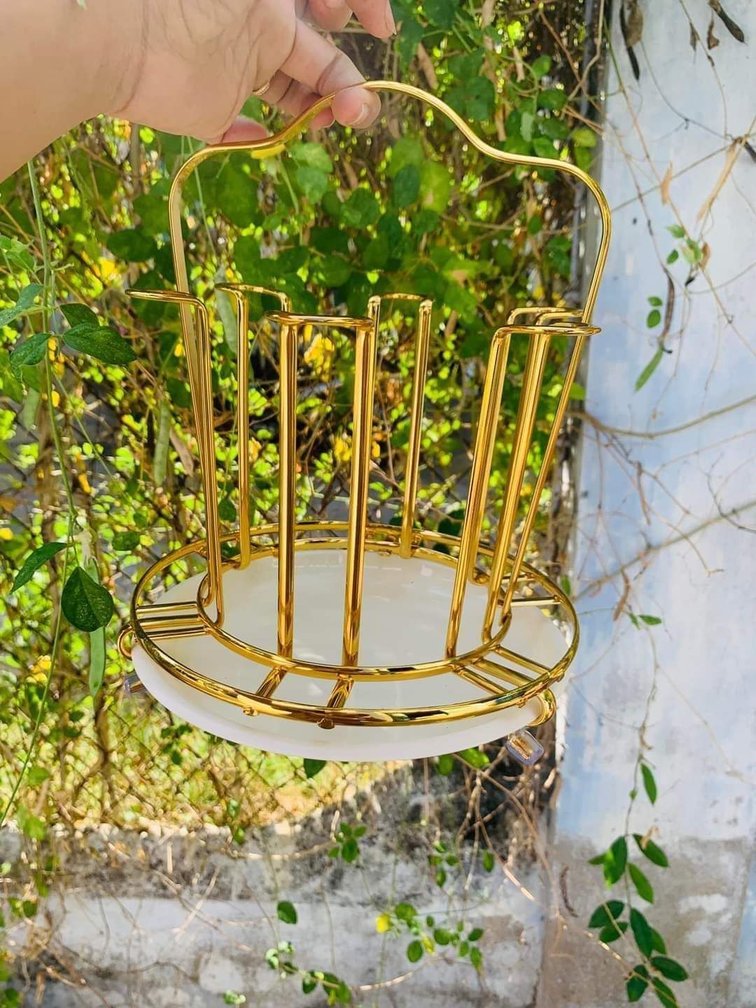 KHAY ÚP CỐC MẠ VÀNG HOÀNG GIA