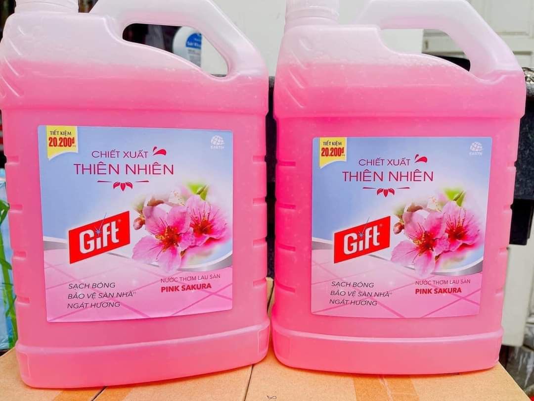  NƯỚC LAU SÀN GIFL - can 3l8 