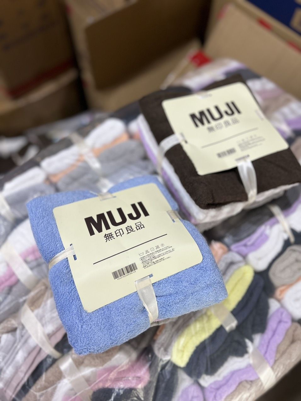 SET 4 KHĂN TẮM MUJI 