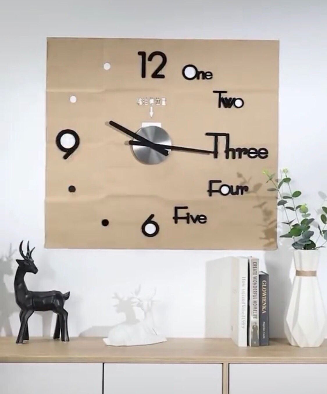 ĐỒNG HỒ SỐ DÁN TƯỜNG