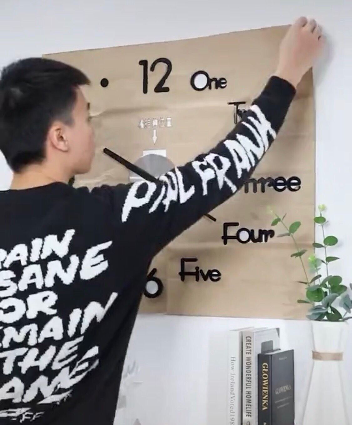 ĐỒNG HỒ SỐ DÁN TƯỜNG