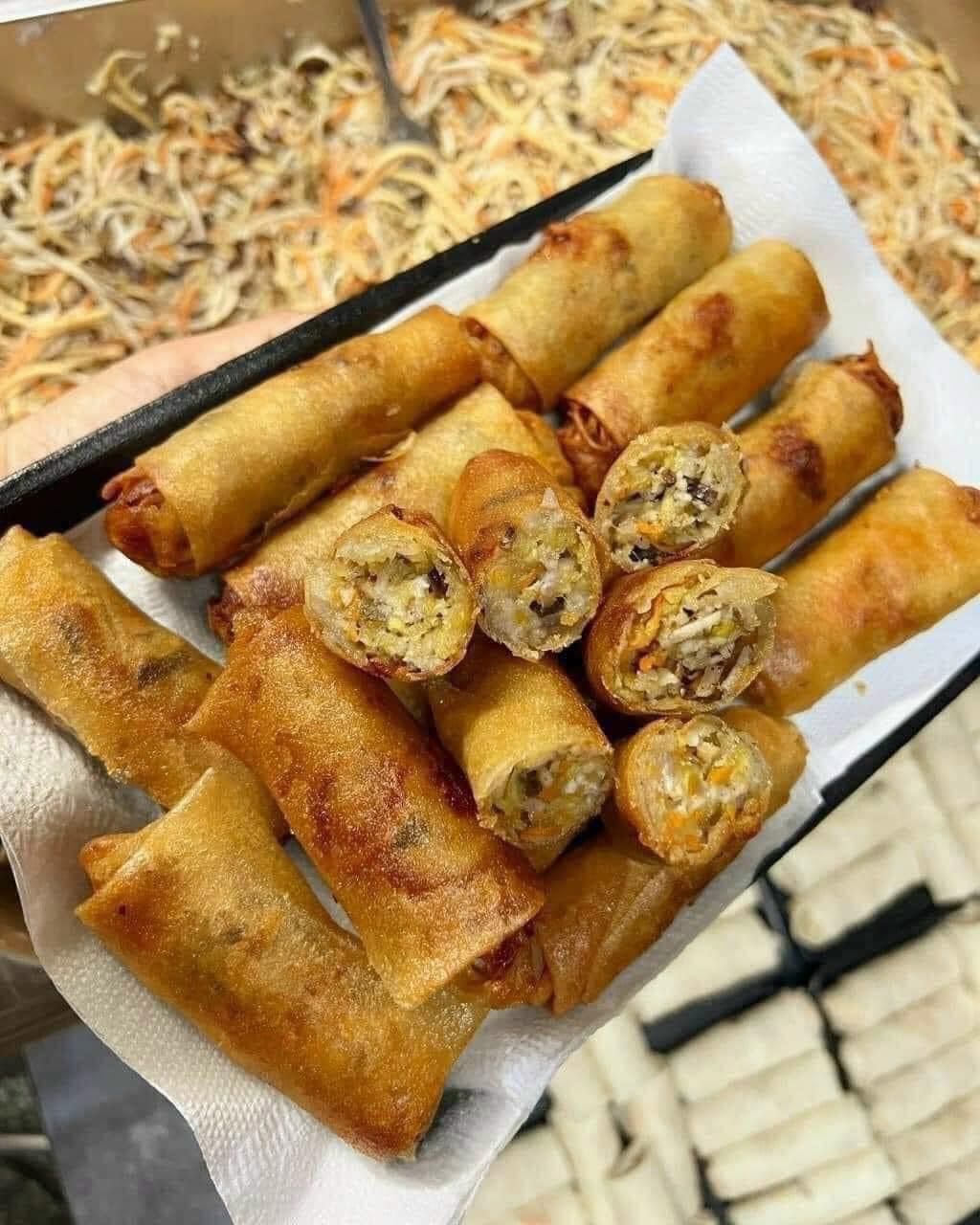 CHẢ GIÒ CHAY NẤM ĐÔNG CÔ - hộp 20 cuốn 