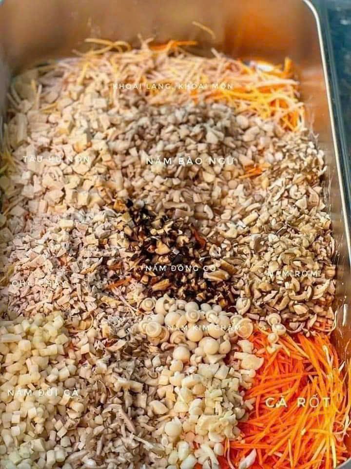 CHẢ GIÒ CHAY NẤM ĐÔNG CÔ - hộp 20 cuốn 