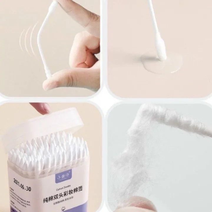  HỘP TĂM BÔNG VUÔNG - Set 2 hộp 