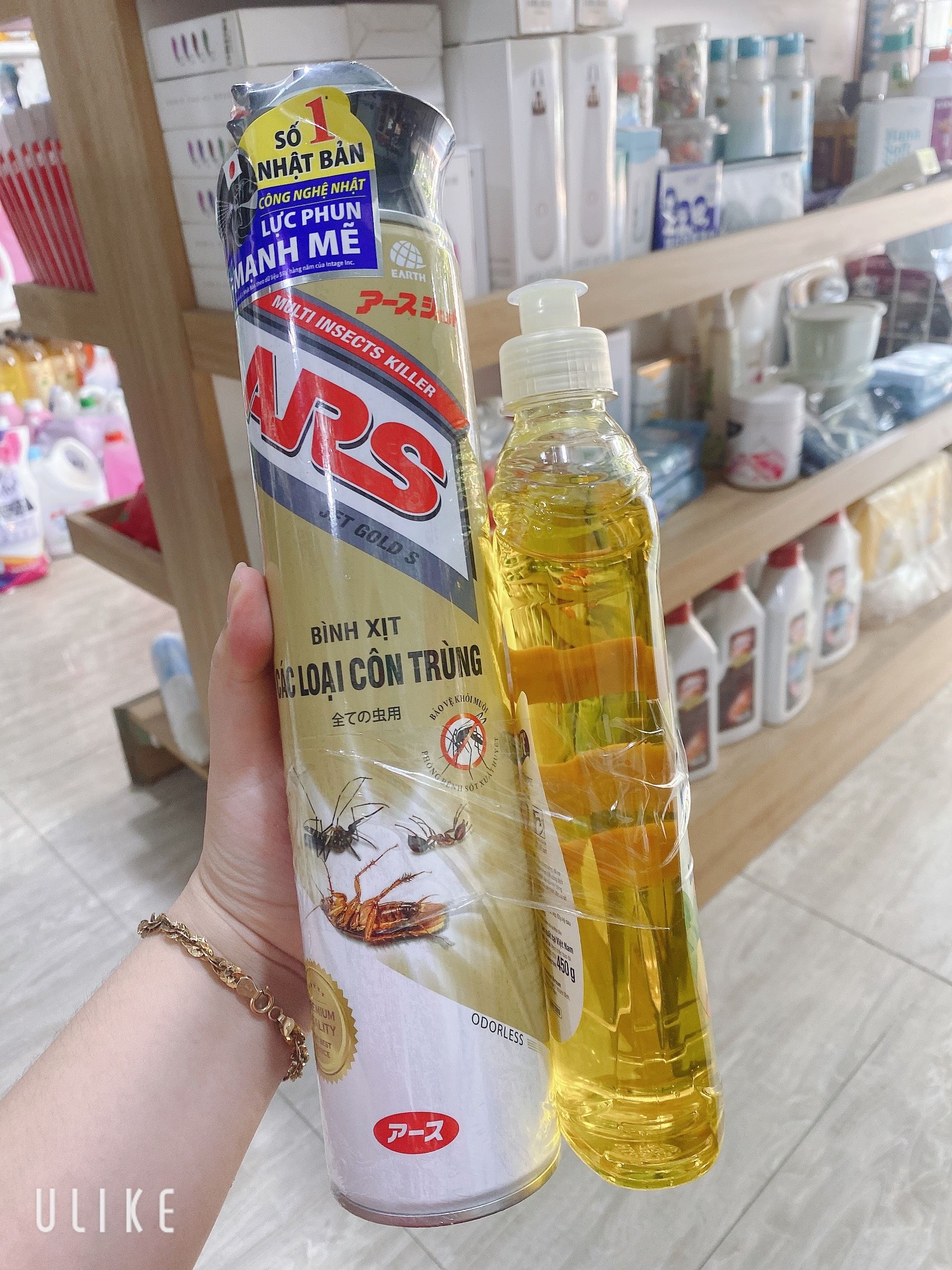 XỊT MUỖI ARS KHÔNG MÙI +TẶNG RỬA CHÉN 