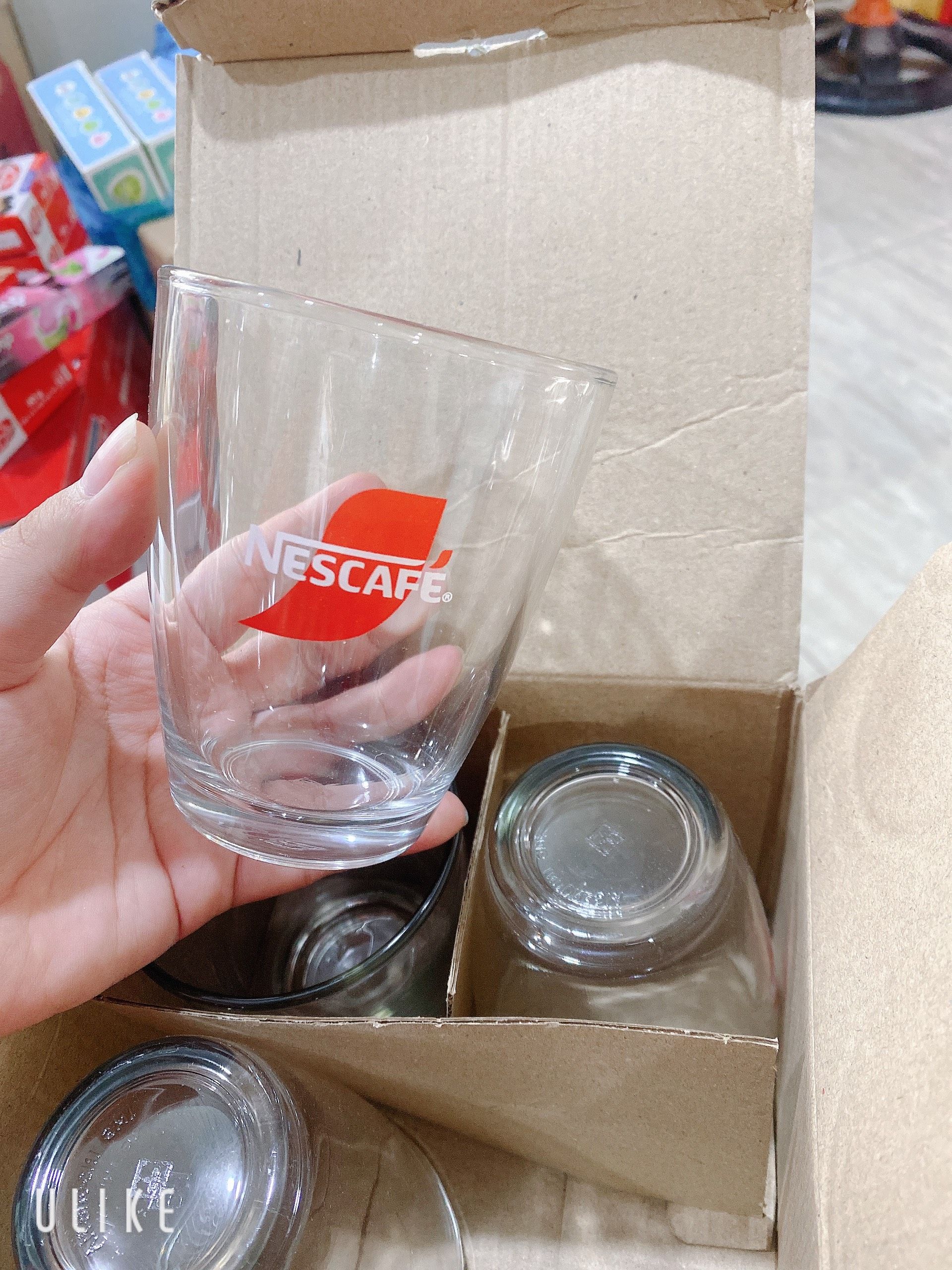 BỘ 4 LY THỦY TINH 35OML - set 2 bộ 