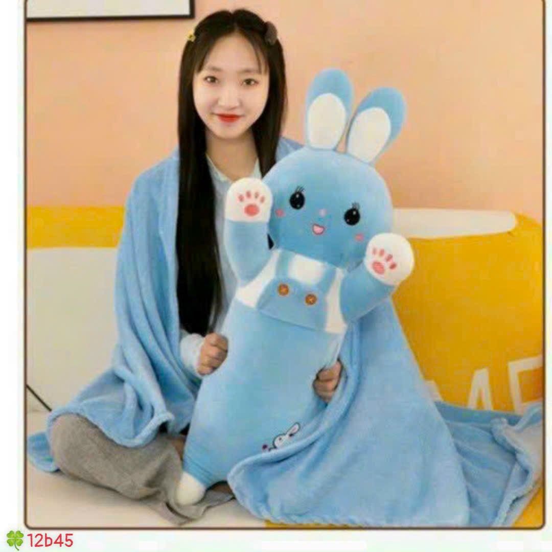 CHĂN GỐI 2 IN 1 GẤU 