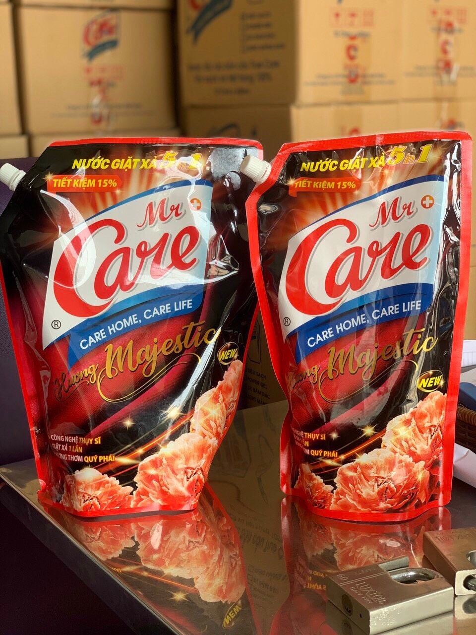 NƯỚC GIẶT XẢ 5in1 MR CARE HƯƠNG MAJESTIC 3,6Kg 