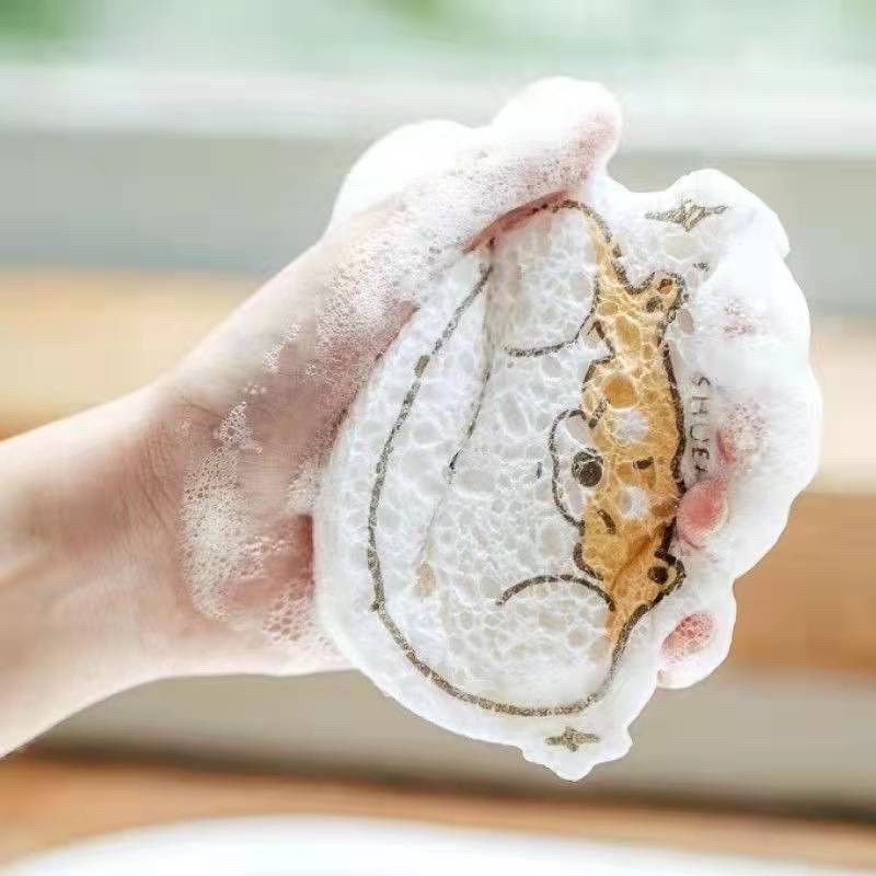 Miếng Bọt Biển Rửa Chén Dễ Thương - Bán Từ 2 cái