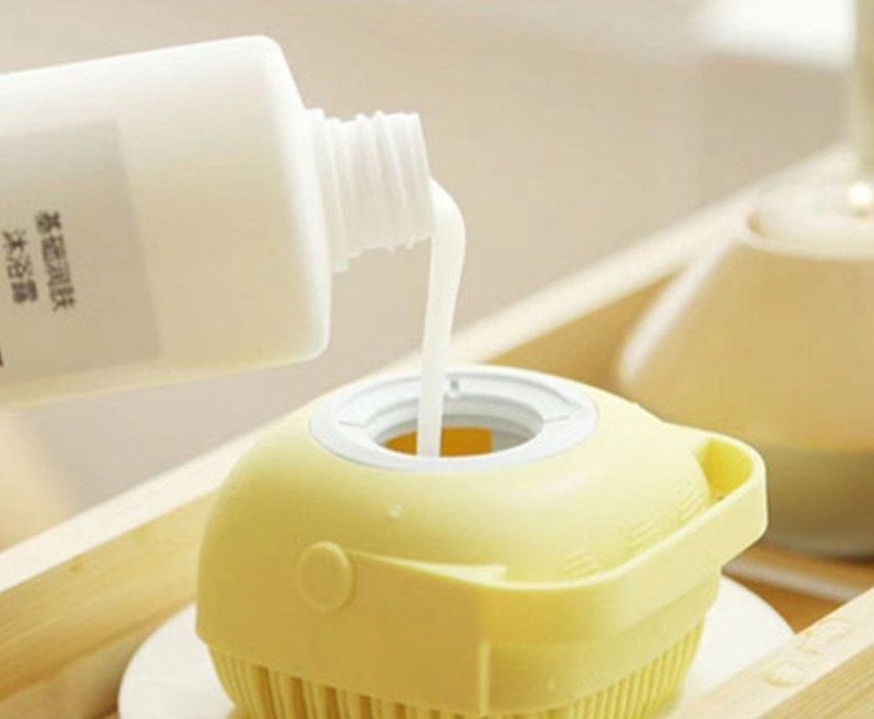 Bông Tắm Silicon Có Ngăn Chứa Xà Phòng - Bán Từ 2 cái