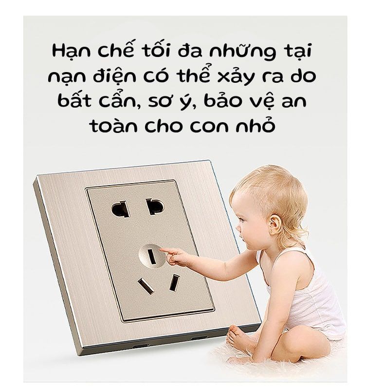 BỊT Ổ ĐIỆN ( 2 CHÂN) - Bán Từ 5 cái 