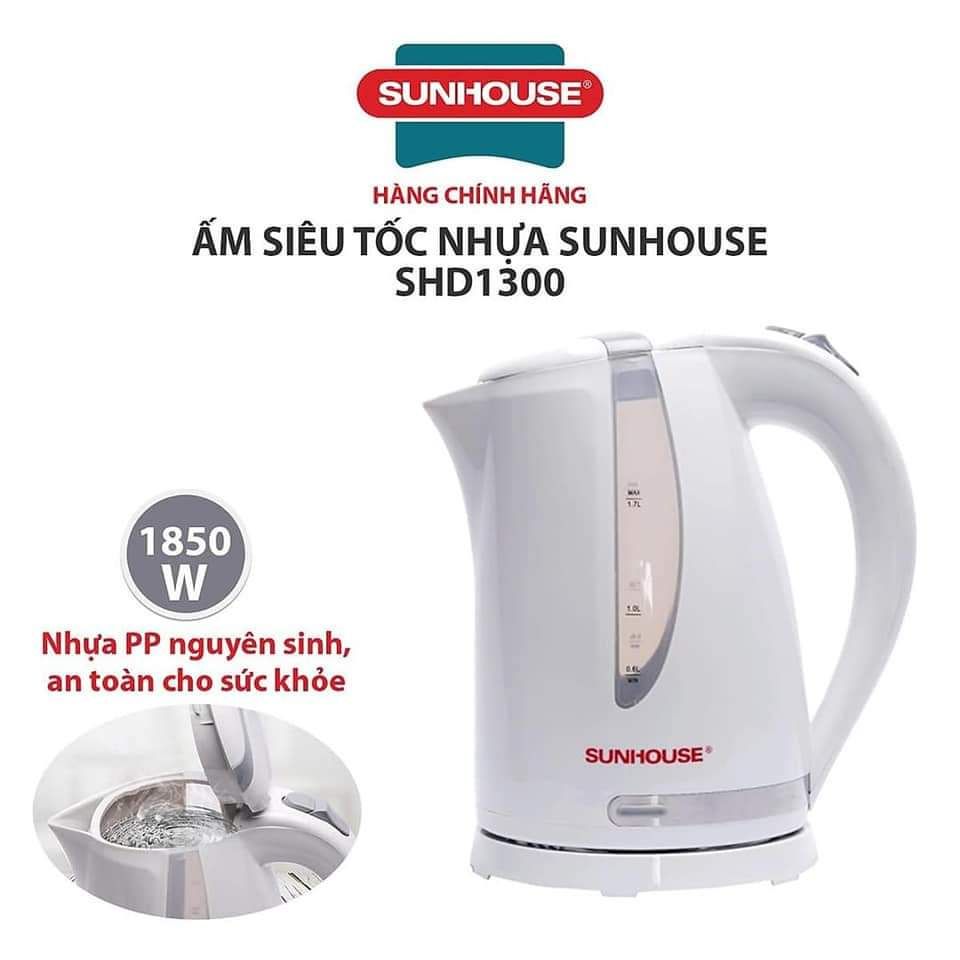 ẤM SIÊU TỐC SUNHOUSE SHD 1300 