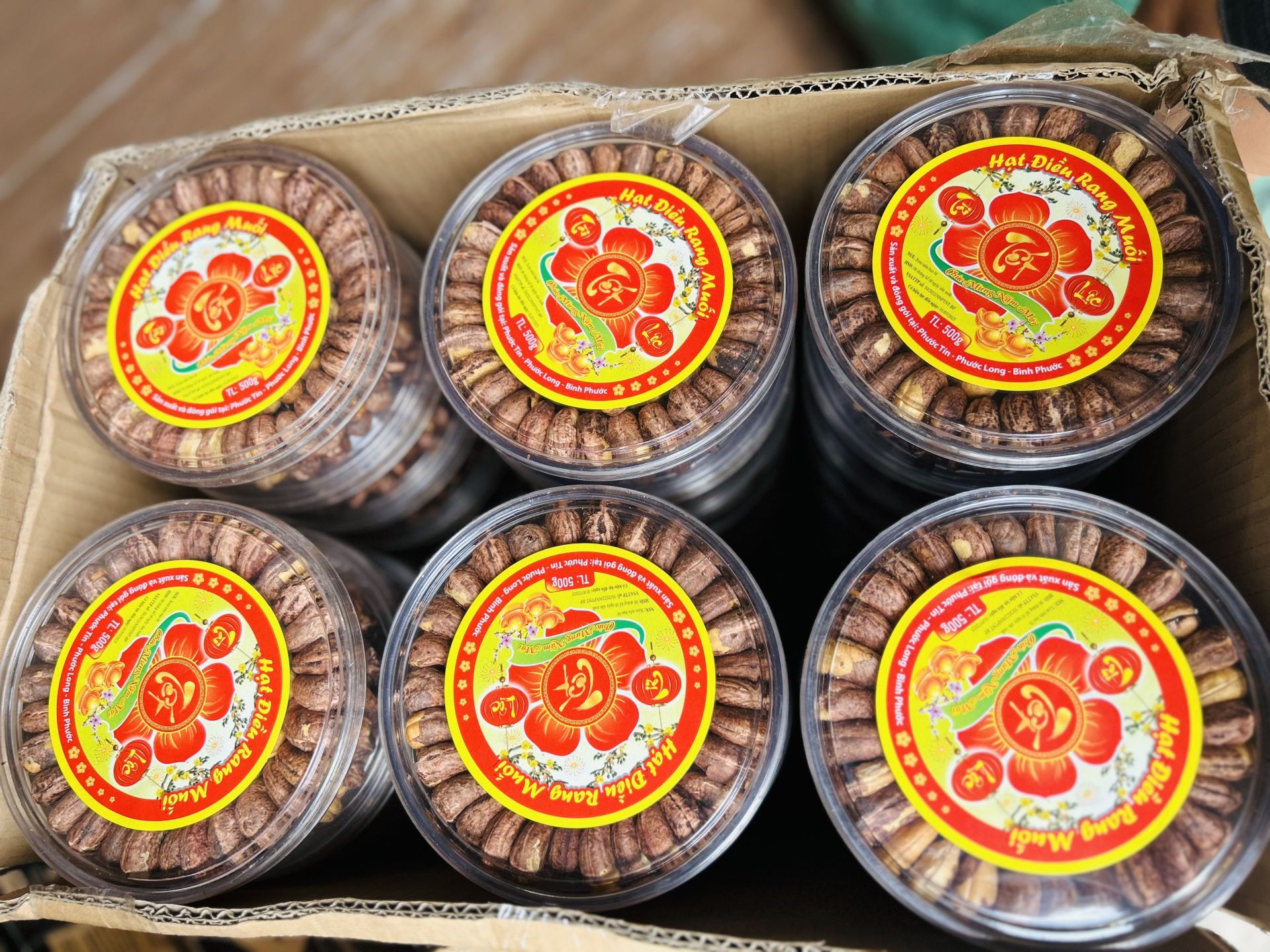 Hạt điều xếp hoa loại đẹp