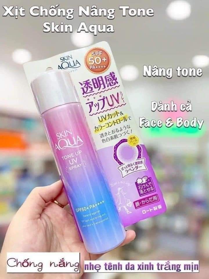 Xịt chống nắng Skin Aqua Tone Up UV 