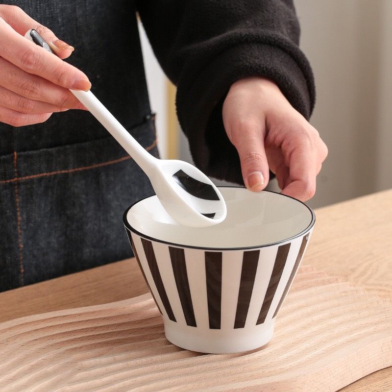 SET BÁT HAPPY LIFE BÔNG HỒNG KÈM THÌA