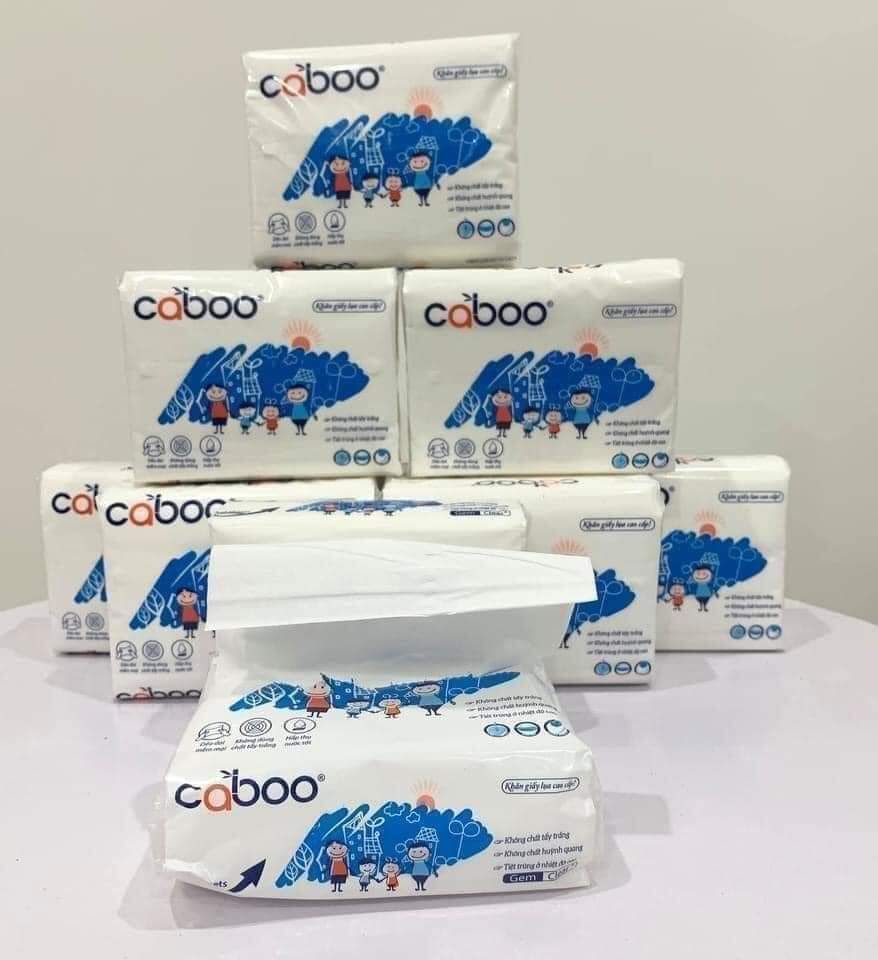 Giấy ăn caboo - SET 10 gói