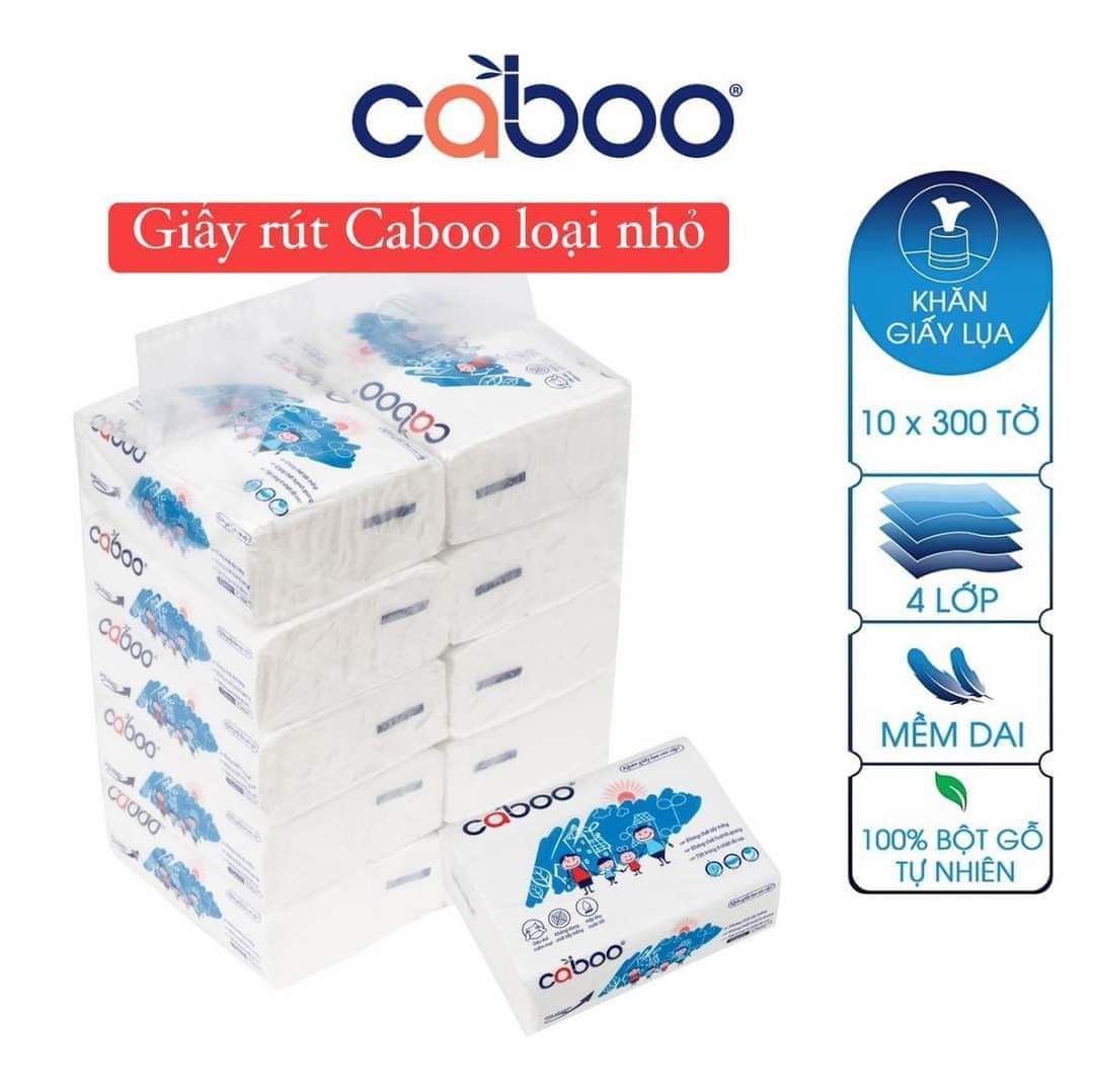 Giấy ăn caboo - SET 10 gói
