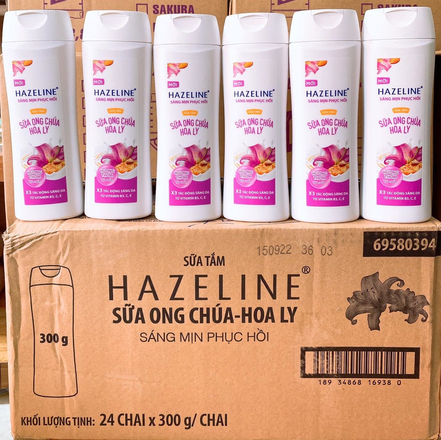 Sữa Tắm Sữa Ong Chúa & Hoa Ly - BÁN TỪ 3 CHAI