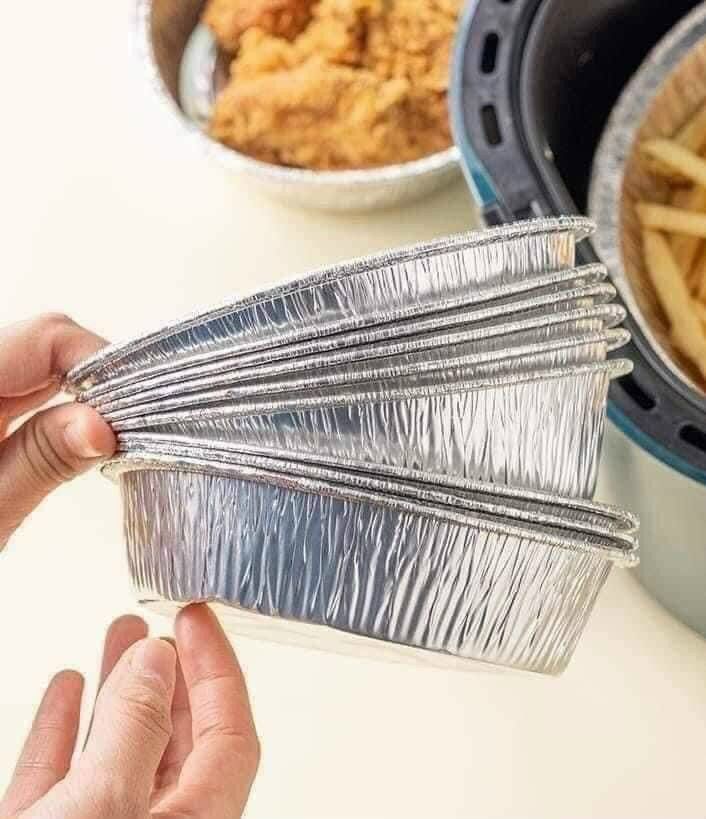 SEt 20 cái KHAY BẠC LÓT NỒI CHIÊN KHÔNG DẦU 