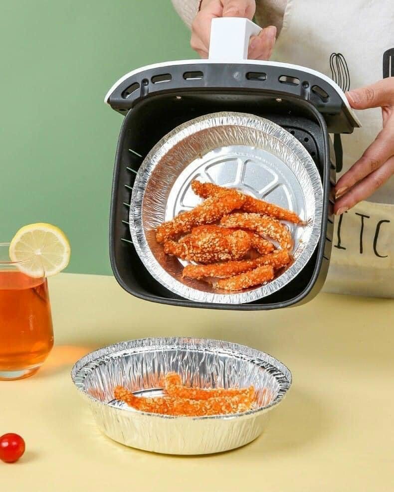 SEt 20 cái KHAY BẠC LÓT NỒI CHIÊN KHÔNG DẦU 