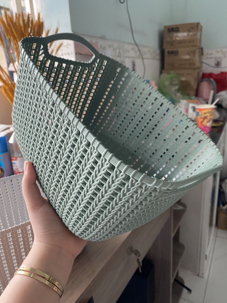 GIỎ NHỰA VIỆT NHẬT 2 QUAI - BÁN TỪ 2 CÁI