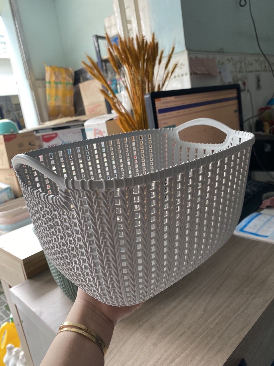 GIỎ NHỰA VIỆT NHẬT 2 QUAI - BÁN TỪ 2 CÁI