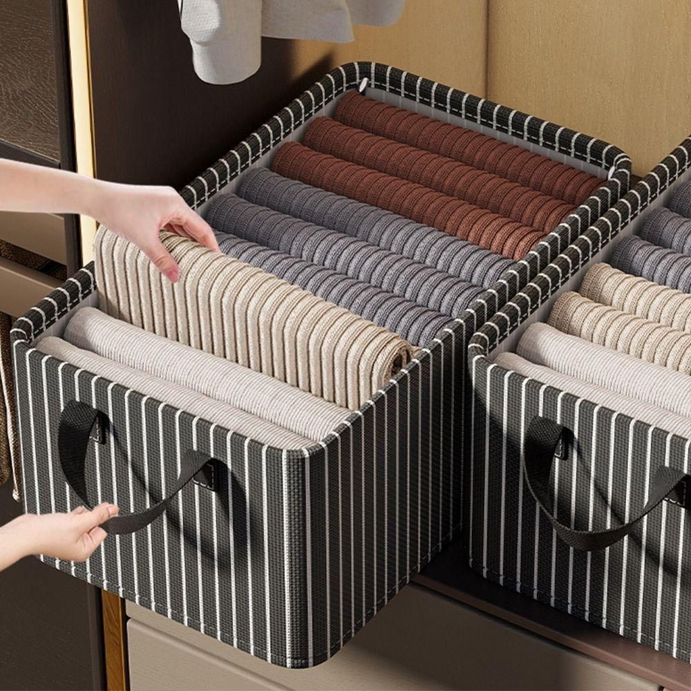 Hộp Vải Đựng Quần Áo khung sắt - SET 2 CÁI 