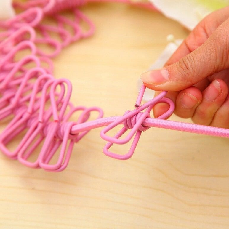 DÂY PHƠI QUẦN ÁO CÓ KẸP TIỆN ÍCH