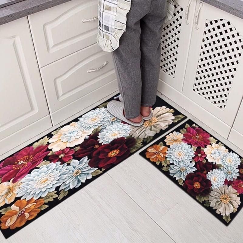 SET 2 THẢM BẾP 3D