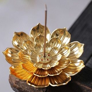 CHÂN CẮM HƯƠNG ĐỒNG HÌNH HOA SEN CỔ