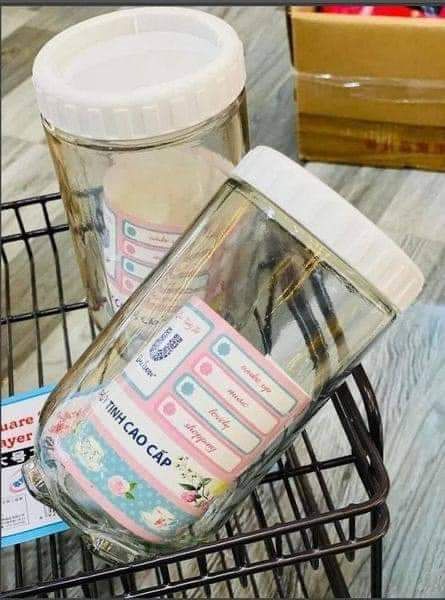 BỘ HŨ THỦY TINH - Set 3 Hủ