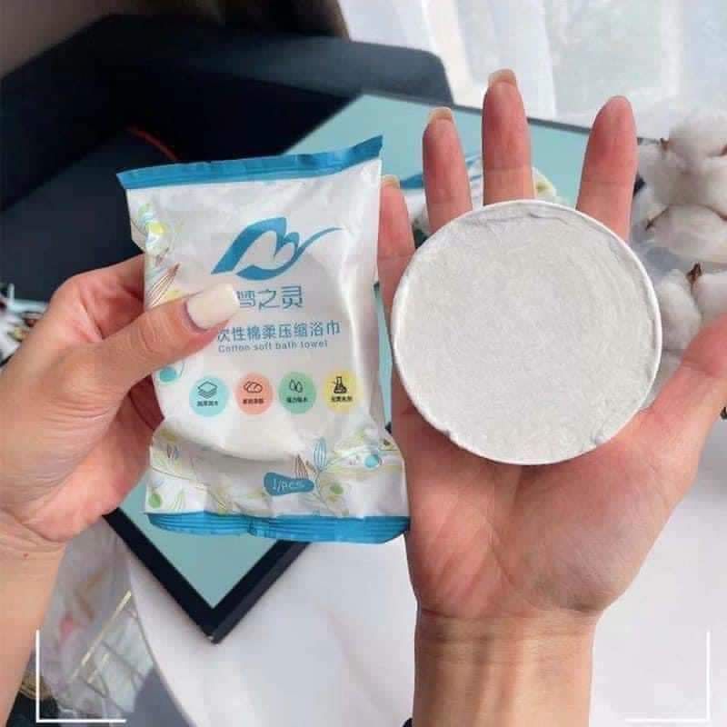 Khăn TẮM NÉN SET 2 CÁI