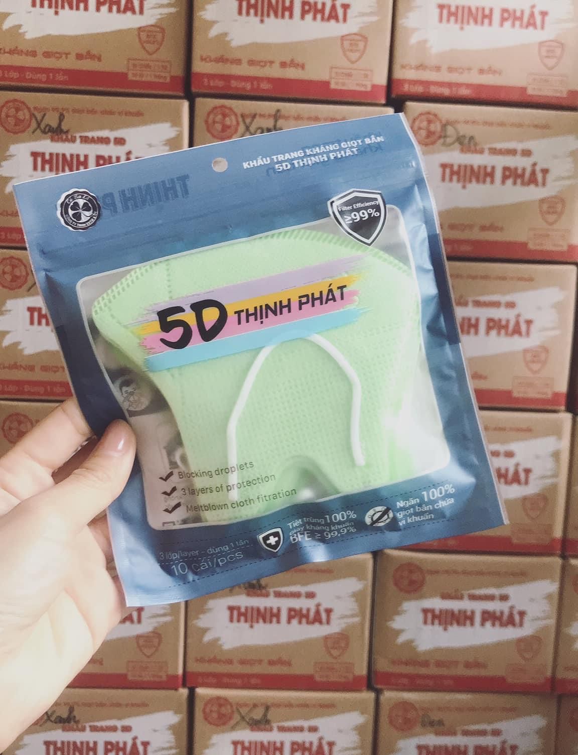 KHẨU TRANG 5D MASK  THỊNH PHÁT 