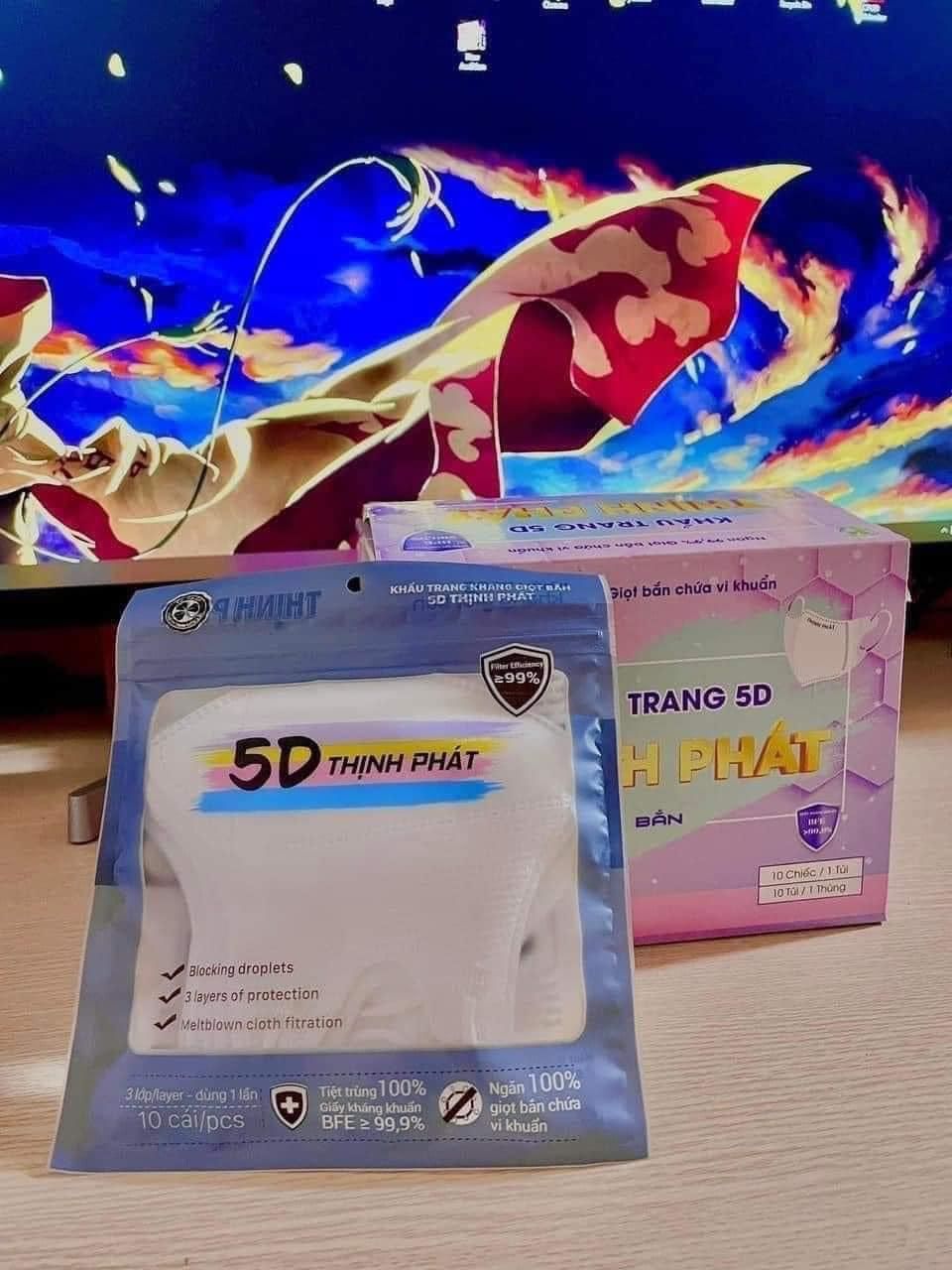 KHẨU TRANG 5D MASK  THỊNH PHÁT 