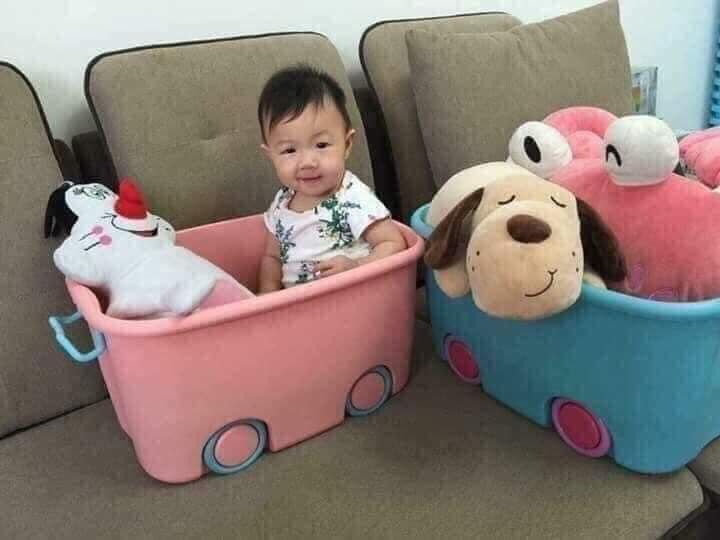 THÙNG ĐỒ CHƠI CÓ BÁNH XE