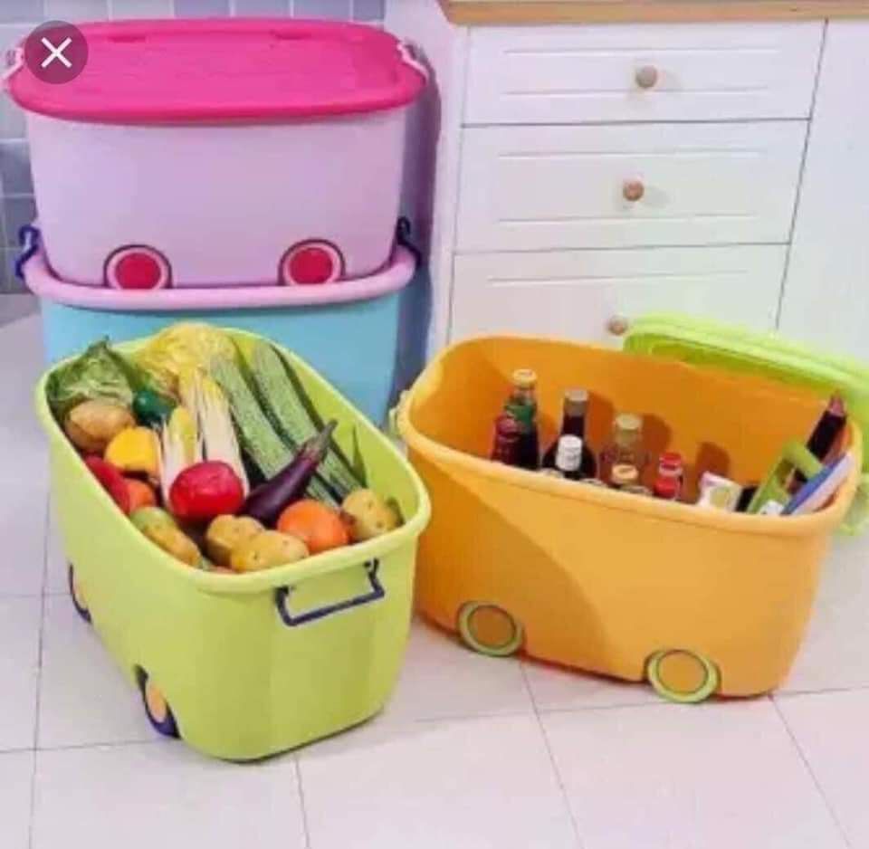 THÙNG ĐỒ CHƠI CÓ BÁNH XE