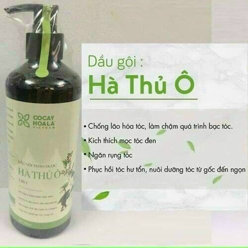 DẦU GỘI THẢO DƯỢC HÀ THỦ Ô 800ML