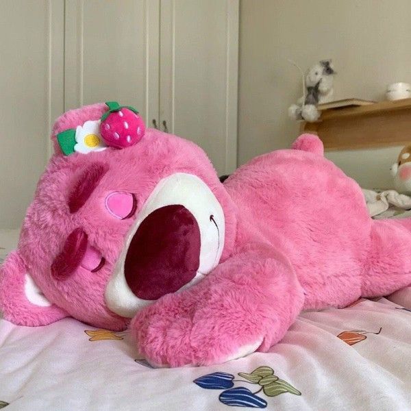 GỐI KÈM MỀN GẤU DÂU 