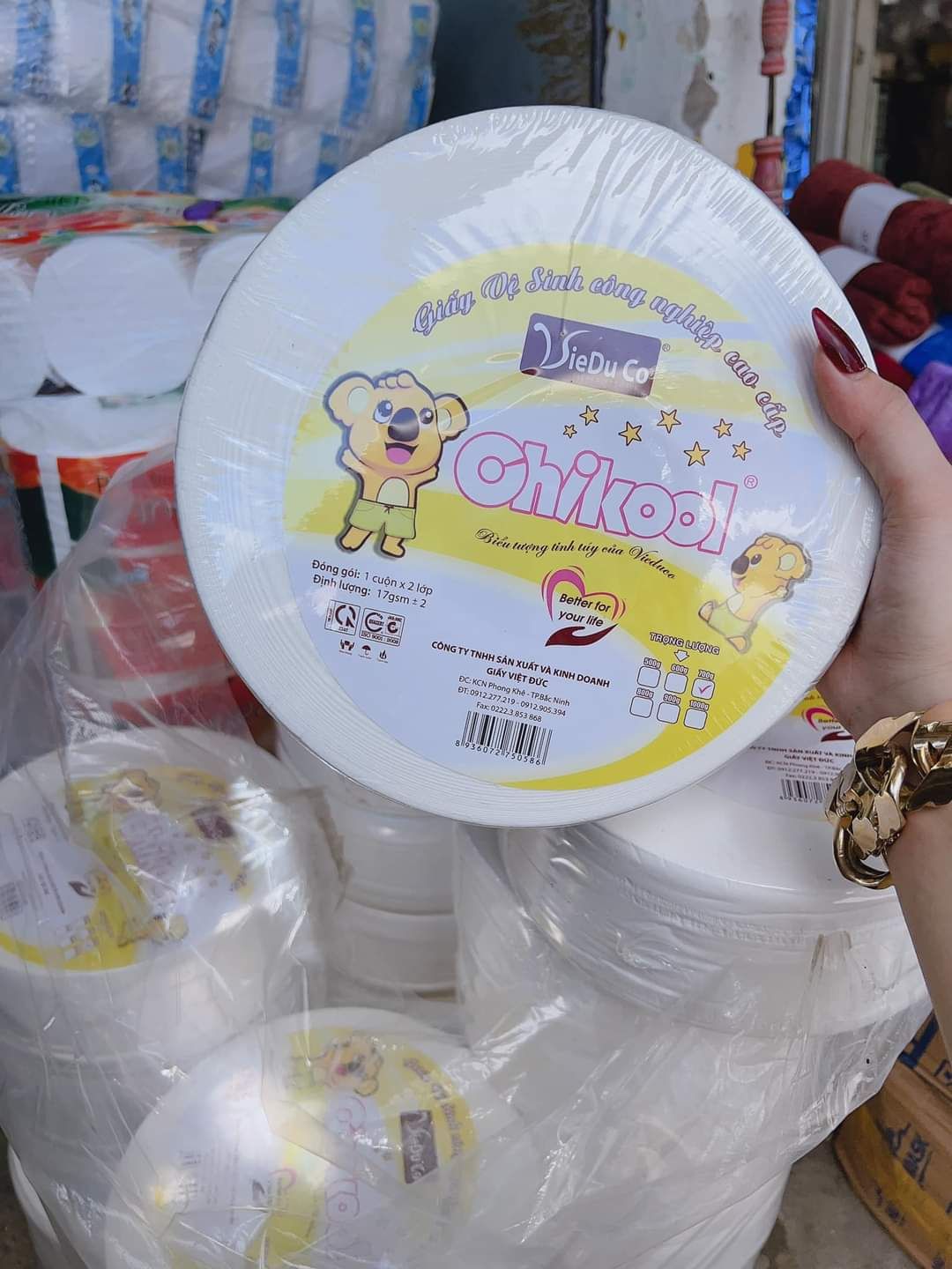 GIẤY CUỘN BÁNH XE - SET 2 CUỘN 