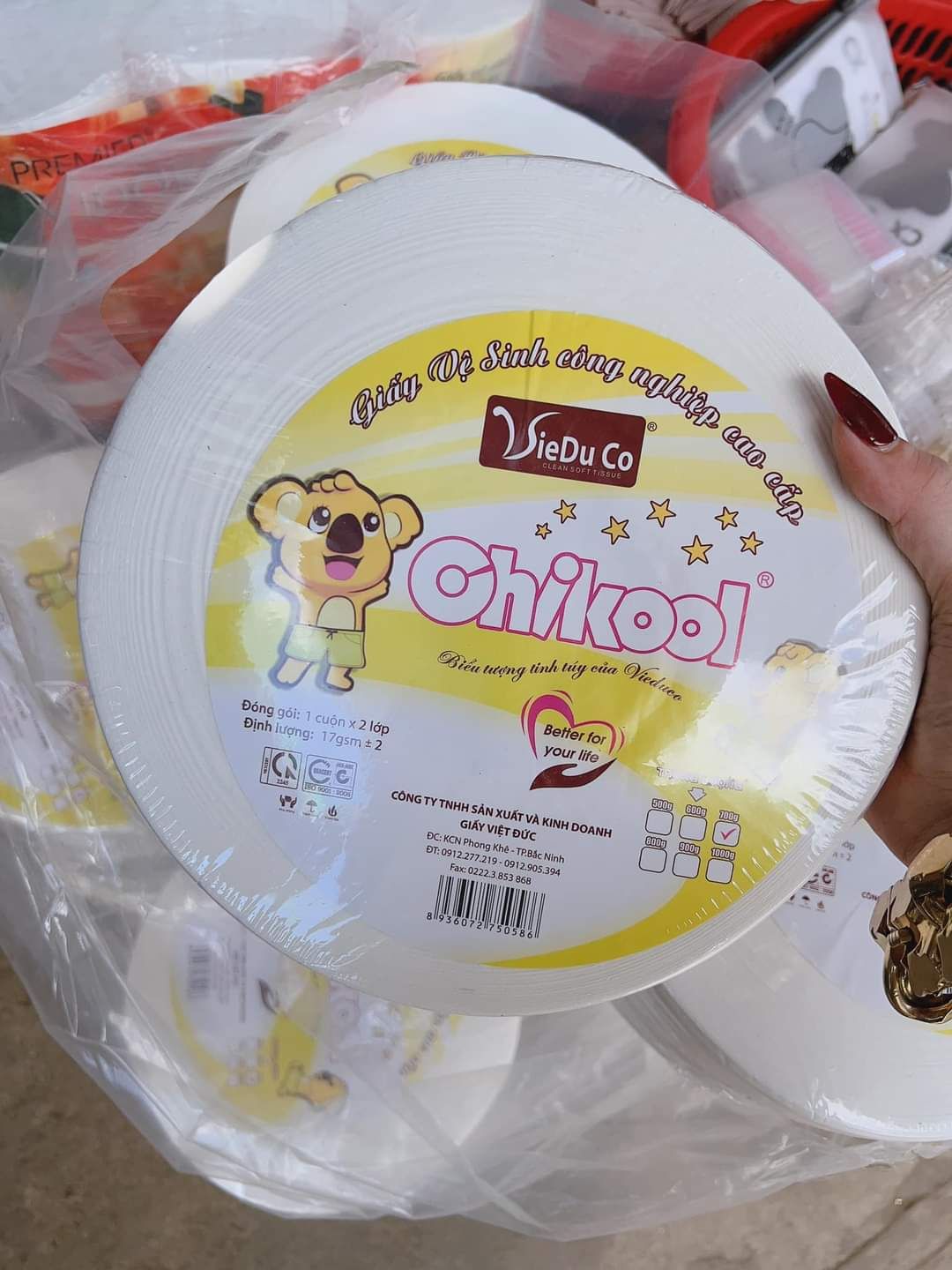 GIẤY CUỘN BÁNH XE - SET 2 CUỘN 