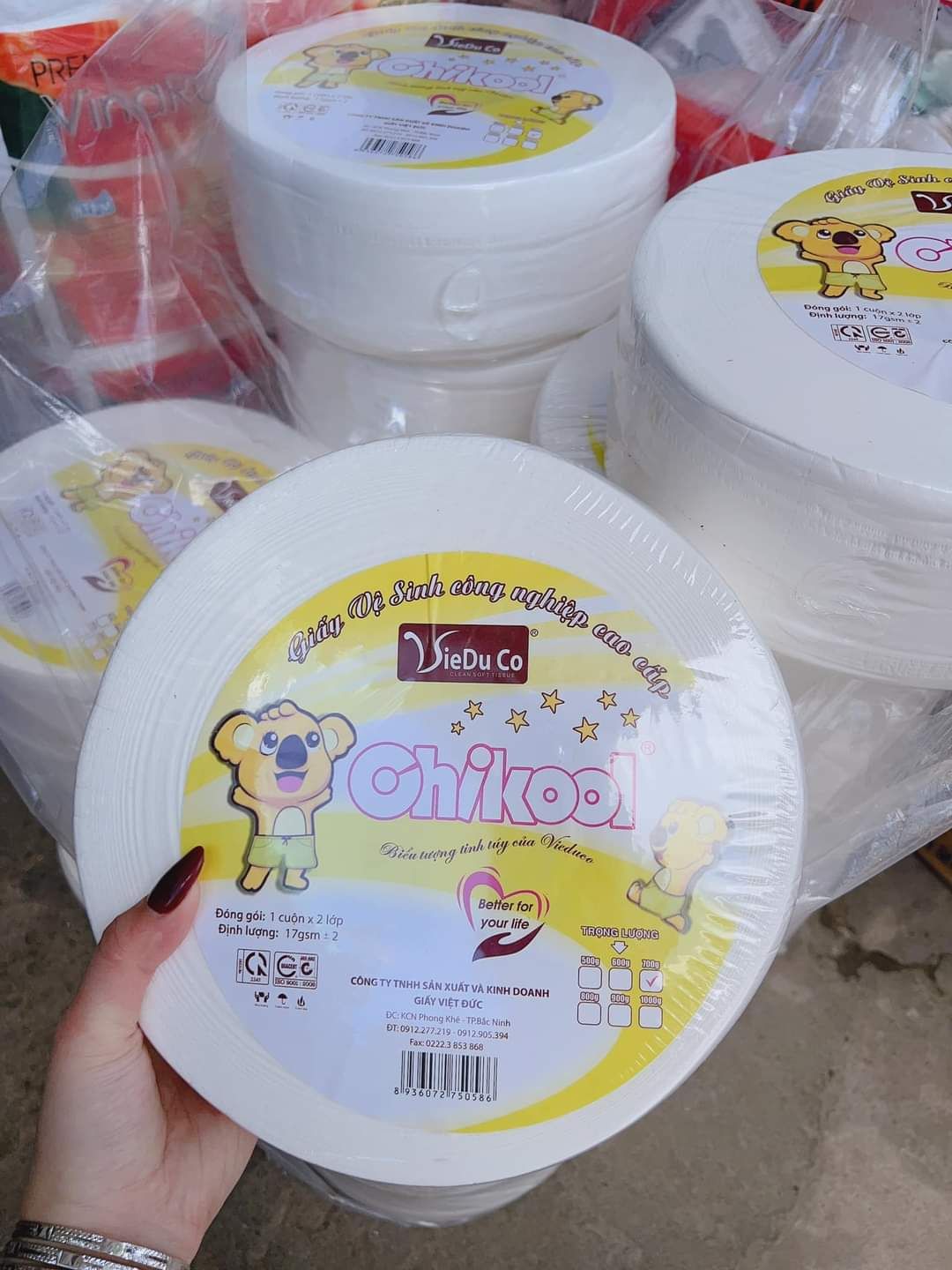 GIẤY CUỘN BÁNH XE - SET 2 CUỘN 