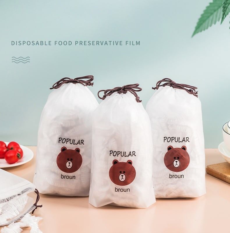 TÚI BỌC THỰC PHẨM DÂY RÚT SET 2 TÚI