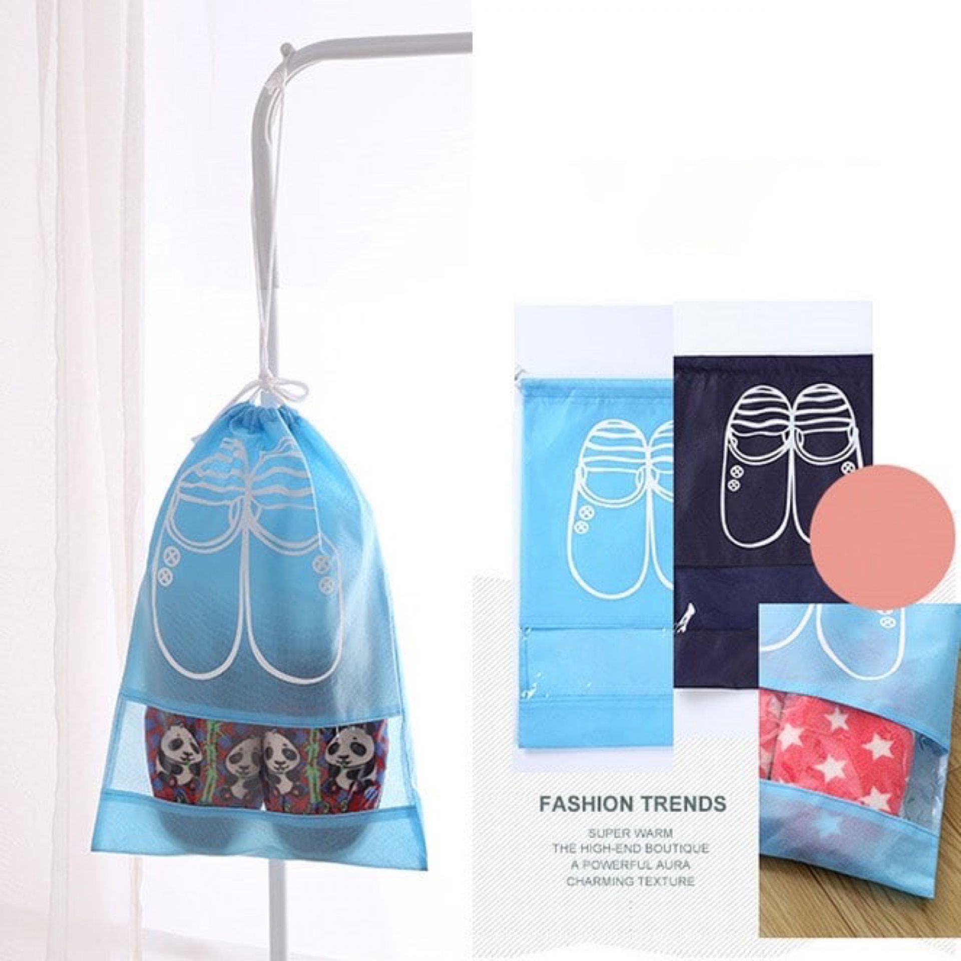 TÚI ĐỰNG GIÀY DÂY RÚT - Bán Từ 10 cái