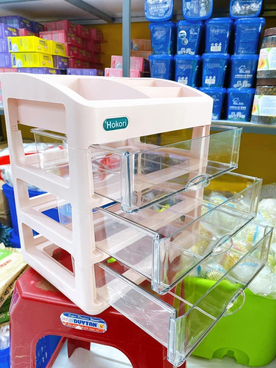 KỆ MỸ PHẨM 3 TẦNG VIỆT NHẬT