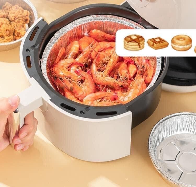 SET 5O KHUÔN GIẤY BẠC LÓT NỒI CHIÊN KHÔNG DẦU