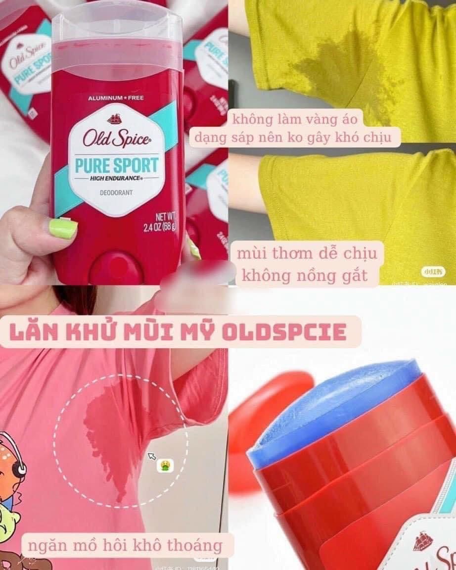 LĂN KHỬ MÙI CHO NAM OLD SPICE MỸ