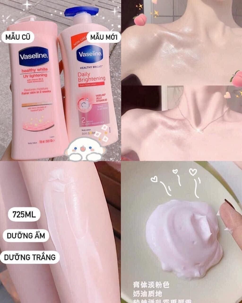 DƯỠNG THỂ VASELINE 725ML NẮP XANH