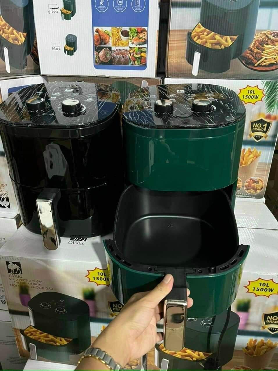 NỒI CHIÊN KHÔNG DẦU 10L - CAMEL