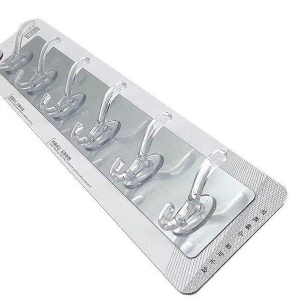 Thanh treo 6 móc siêu chắc set  2 cái