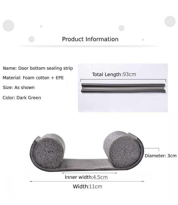 XỐP CHÈN KHE CỬA - set 3 cái 